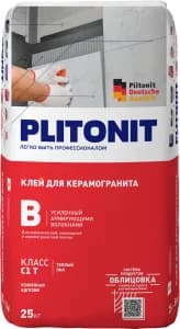 PLITONIT В усиленный армирующими волокнами -5 для керамогранитной и керамической плитки, класс С1Т