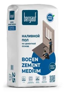 Bergauf Boden Zement Medium, 20 кг Наливной пол на цементной основе