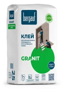 Bergauf Granit 5 кг Клей для керамогранита, природного и искусственного камня