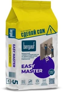 Bergauf Easy Master 5 кг Ремонтный универсальный состав на цементной основе для восстановления поверхностей