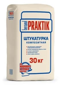Bergauf Praktik Штукатурка композитная, 30 кг