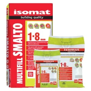 02 Новая пачка MULTIFILL SMALTO 1-8 (02) черный 2 кг. - полимерцементная затирка для швов