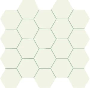 Настенная мозаика All in white/white 306x282 мм