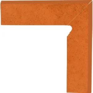 Aquarius Beige Цоколь правый гладкий 2-х элем 30х8,1