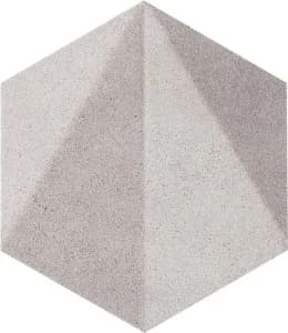 Декор Free Space hex grey STR 11x12,5
