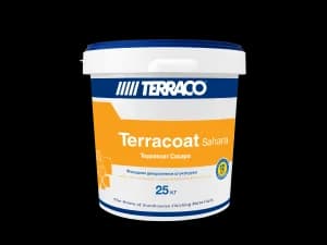 Terraco Terracoat Sahara Фасадная декоративная штукатурка с текстурой "Шуба Зернистая" акрил